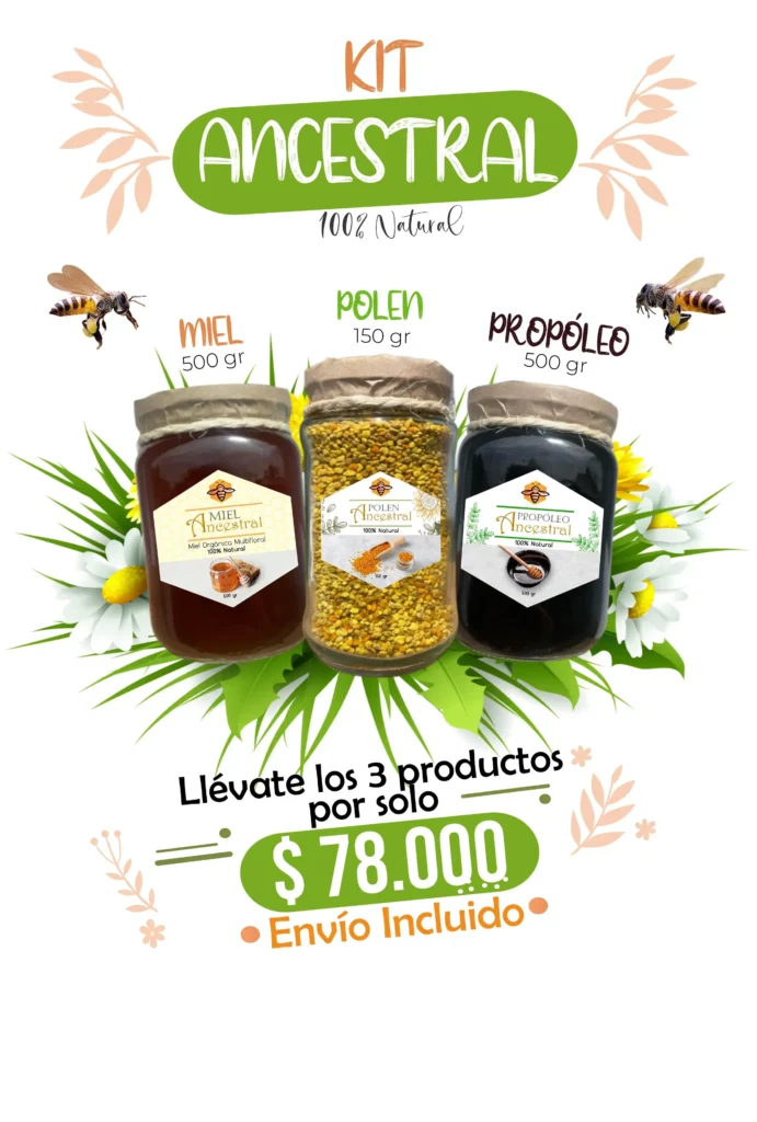 miel propoleo y polen
